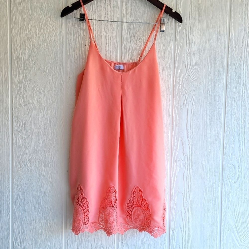 TOBI Salmon Color Slip mini Dress‎